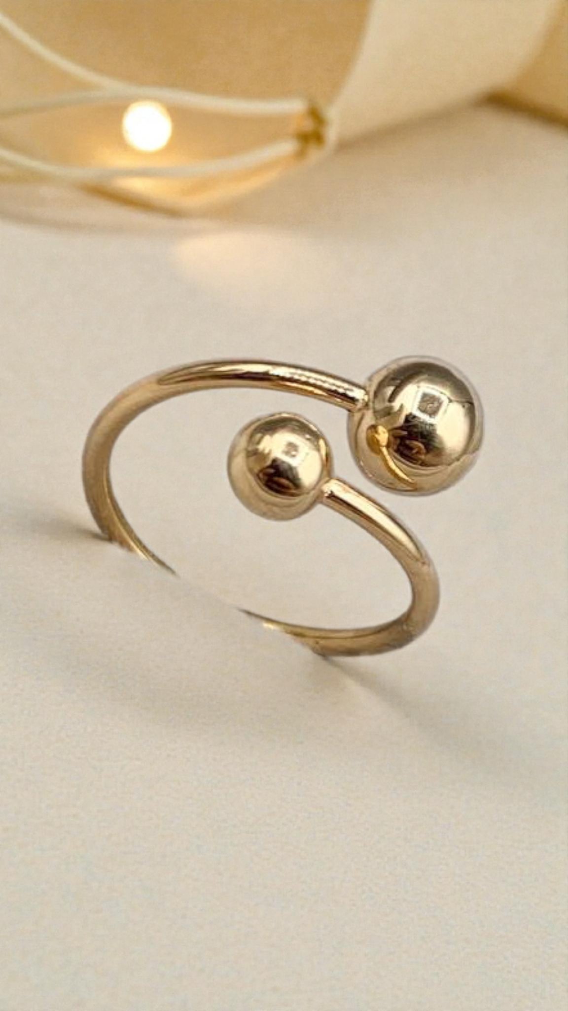 انگشتر طلا مدل بنگل